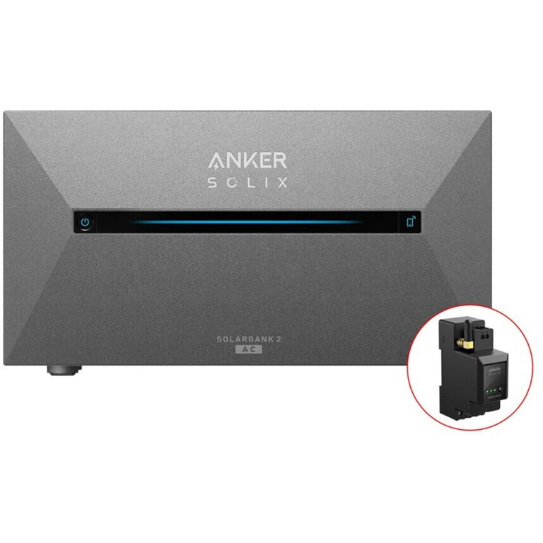 Anker SOLIX Solarbank 2 E1600 AC - Tragbare Powerbank mit Solaraufladung für effiziente Stromspeicherung