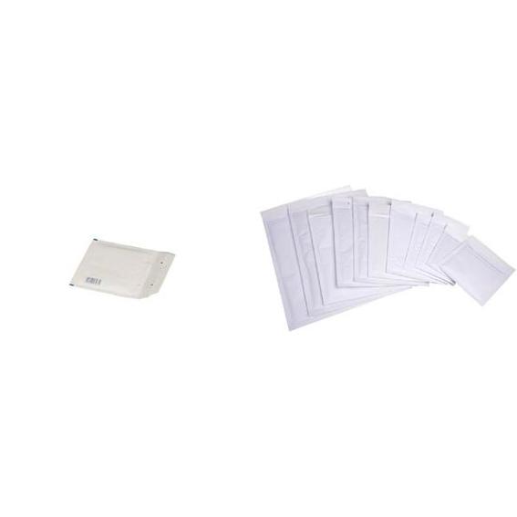 100er Pack Luftpolstertaschen für CD-Versand | Haftklebung | 175x165mm | Weiß 100er Pack Luftpolstertaschen für CD-Versand | Haftklebung | 175x165mm | Weiß