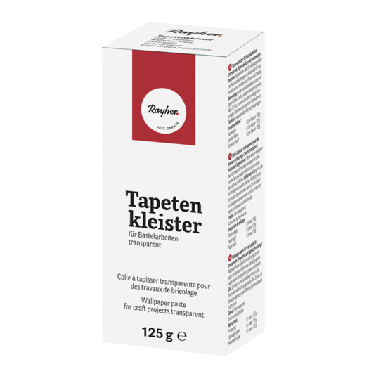 Premium Tapetenkleister für Bastelarbeiten | 125g Karton | Ideal für kreative Projekte