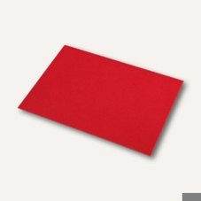 C6 Briefhüllen mit Seidenfutter - Nassklebend - Rot Matt