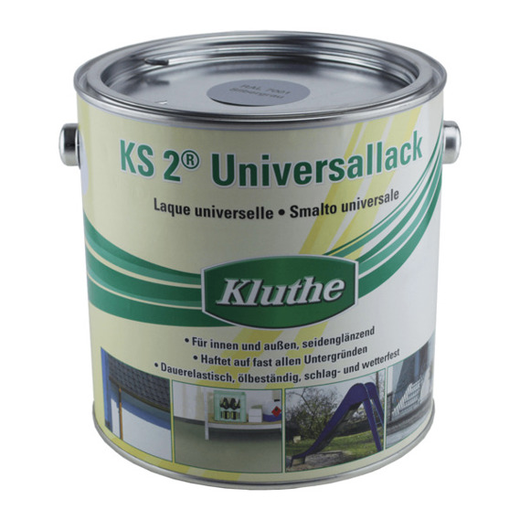 Kluthe KS2 Universallack Seidenglanzlack 2,5L RAL 5010 Enzianblau - Hochwertige Beschichtung