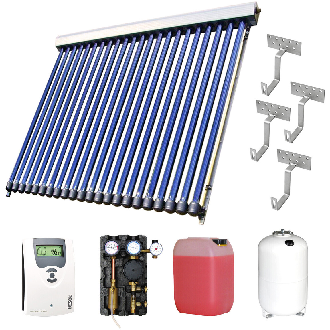 Westech Solarthermie-Set WT-B – 7,52 m² | Effiziente Solarthermieanlage