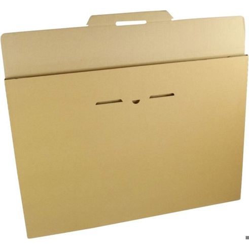 Kartonversandtasche A1 - 860 x 610 x 10 mm - Braun - Kalenderverpackung