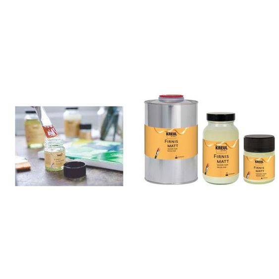 KREUL Matt-Firnis 250 ml – Transparente Schutzschicht für Kunstwerke