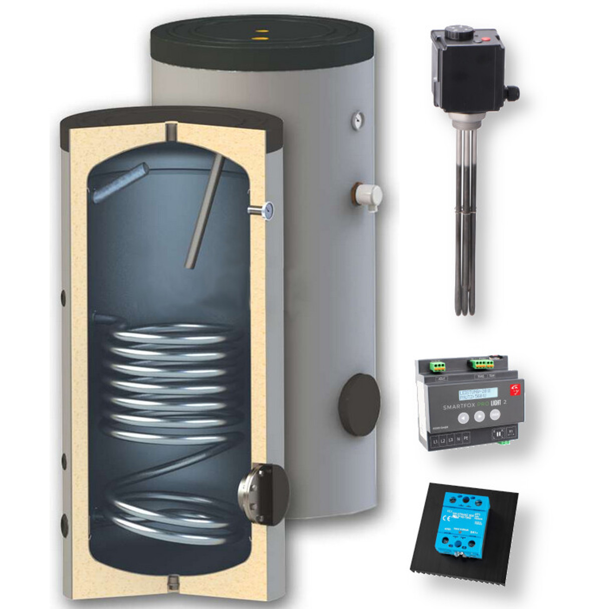 ThermoFLUX 3kW Komplett-Set - Effizienter Solarspeicher für Ihre Energiebedürfnisse (Modell 24292)