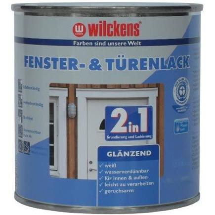 Wilckens 2in1 Fenster- & Türenlack glänzend - 0,75 Liter