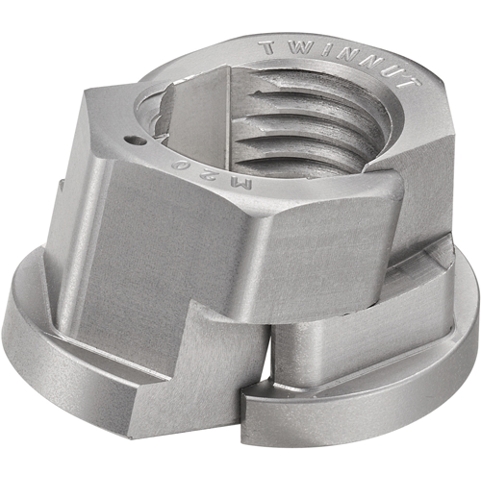 AMF Twinnut Mutter mit Bund - 6333SB-M6 | Schnellspannmutter