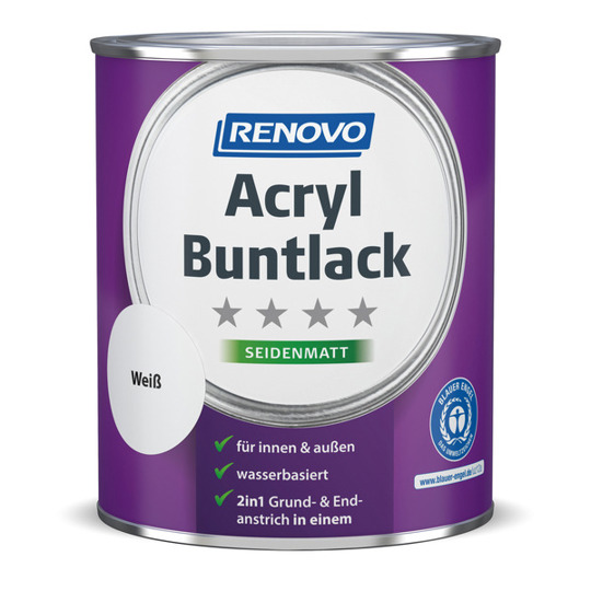 Premium Acryl Buntlack - Seidenmatt Finish für Innen und Außen