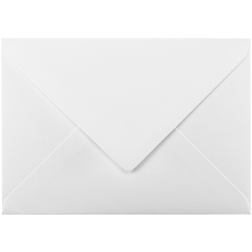 C6 Briefumschläge - 50 Stück - Weiß - 100 g/m² - 114x162 mm