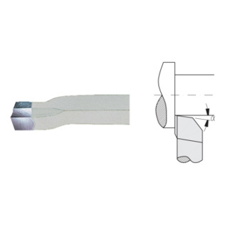ORION Seitendrehmeißel abge. HSSE ähnl. D4960 quadratisch 20mm x 20mm