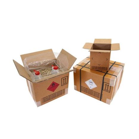 2-wellige Gefahrgut-Kartonage | Innenmaß: 360 x 260 x 300 mm | 28l Volumen 2-wellige Gefahrgut-Kartonage | Innenmaß: 360 x 260 x 300 mm | 28l Volumen