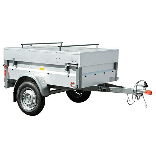 Stema Basic 550 PKW Anhänger mit Metalldeckel