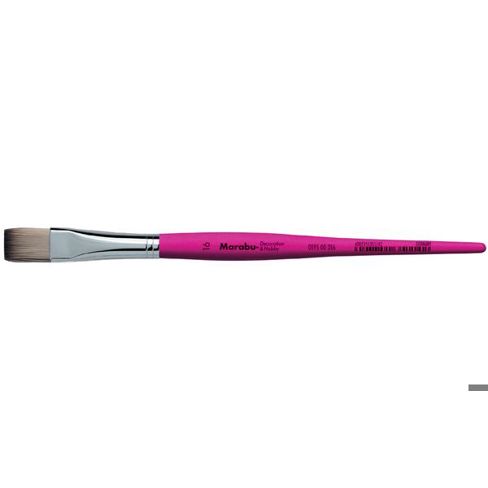 Marabu Synthetikhaarpinsel flach - Größe 24 für Acrylmalerei | Ideal für Dekoration & Hobby