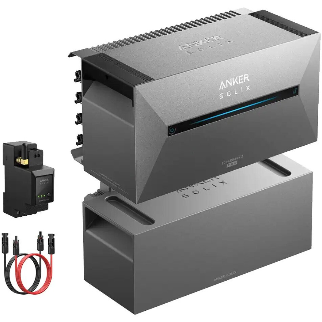 Anker SOLIX Solarbank 2 E1600 Pro mit BP1600 Erweiterungsbatterie - Mobile Stromversorgung
