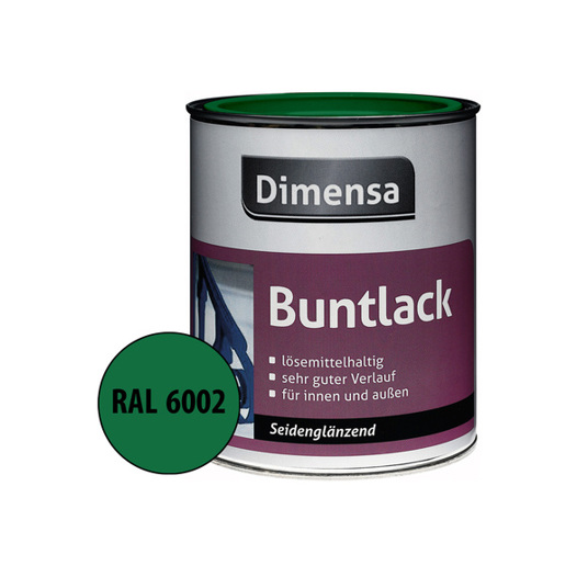 Dimensa Seidenglanz Buntlack - Hochwertige Farblackierung für Innen und Außen Dimensa Seidenglanz Buntlack - Hochwertige Farblackierung für Innen und Außen