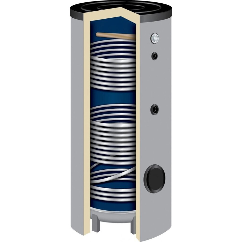 TWL 200L Solarspeicher für Warmwasser - Effizienter Warmwasserspeicher mit Solarunterstützung