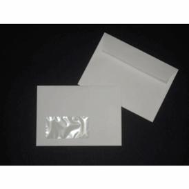 Fensterbriefumschläge B6 - Haftklebend, 125x176mm, 80g/qm, Weiß, VE=100 Stück