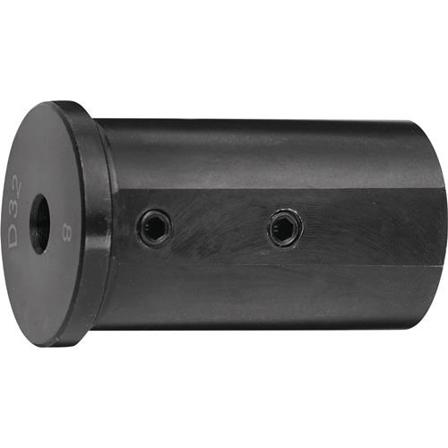 PROMAT Reduzierbuchse Form 1 - Bohrung D.10mm, Außendurchmesser 25mm, Einspannlänge 46mm