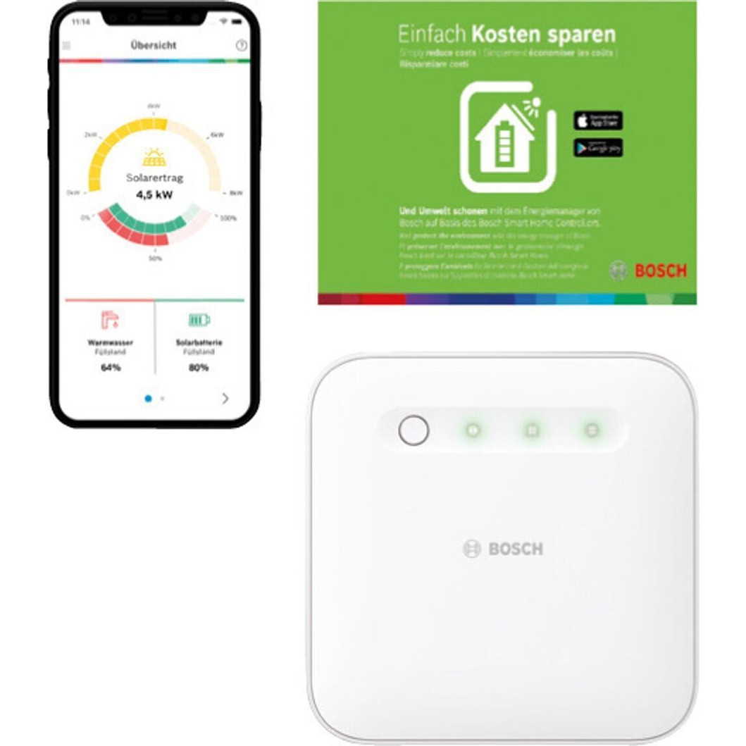 Bosch PV-Anlagen Energiemanager-Set (Modell 7739622375)