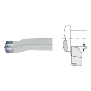 ORION Seitendrehmeißel abge. HSSE ähnl. D4960 quadratisch 12mm x 12mm