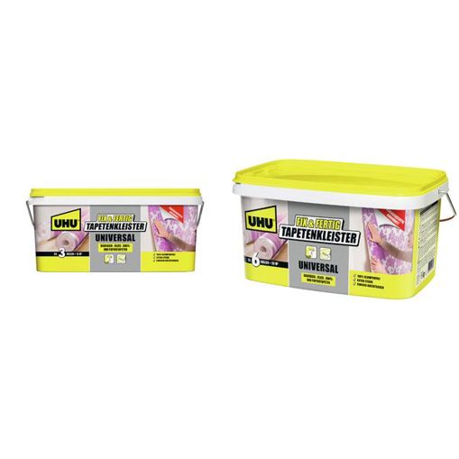 UHU Fix & Fertig Tapetenkleister Universal - 2,5 kg Eimer (5664828)
