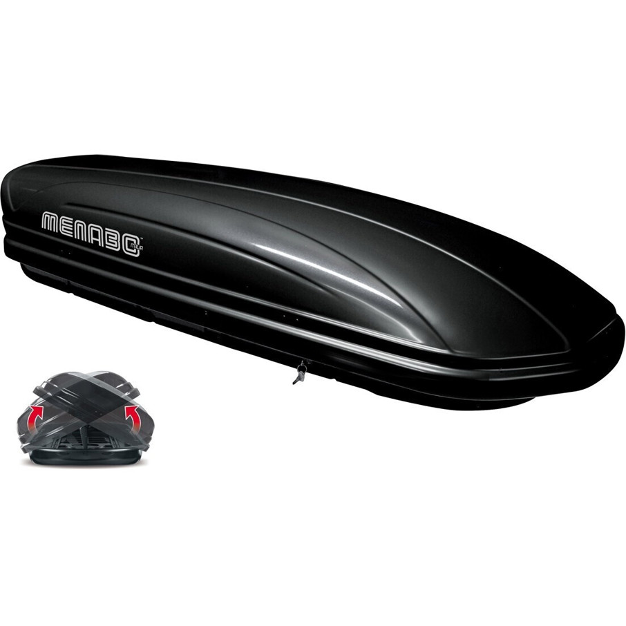 F.lli Menabo Mania Duo 580 - Hochwertiger Autogepäckträger für Zwei Fahrräder