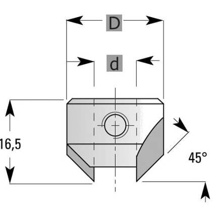 Aufstecksenker Z2 - Rechtslauf - S4 x 15,5 mm - Für präzise Bohrergebnisse