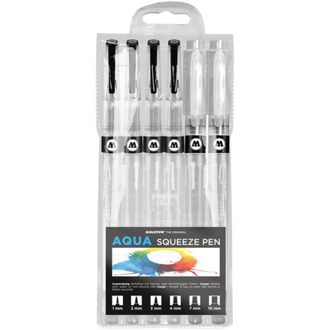 Aqua Squeeze Pen Basic-Set 2 - Wassertankpinsel Leerstift