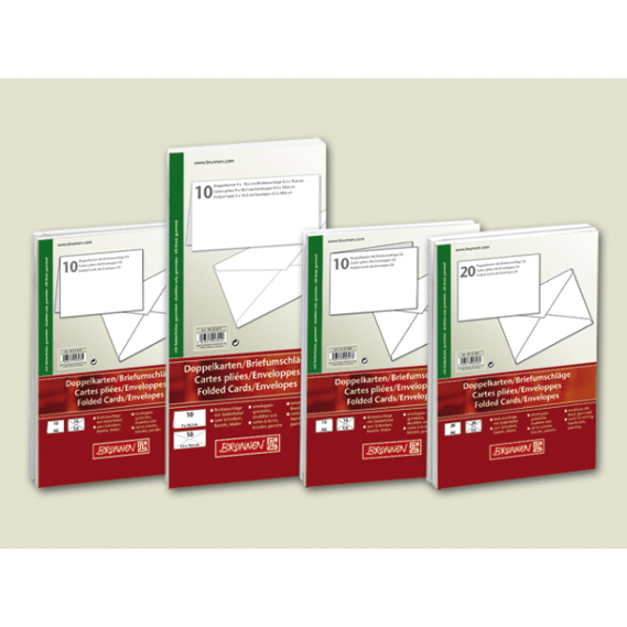 10 Set DIN Lang Quer Briefkarten 10 Set DIN Lang Quer Briefkarten