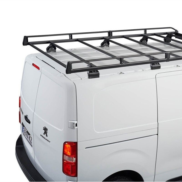 Cruz Transporter T5/T6/T6.1 Evo Rack (Länge: L2) mit C-Schiene im Dach - Dachträger