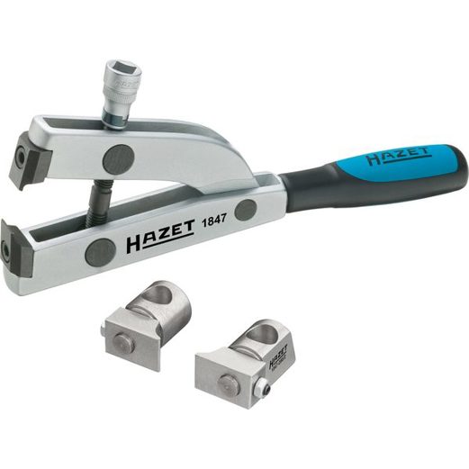 HAZET Achsmanschetten Spannzangen-Satz 1847/3 – 3/8 Zoll (10 mm) Vierkant, 3-teilig