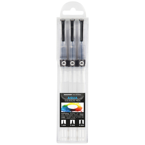 Aqua Squeeze Pen Basic-Set 1 - Leerstift für Wassertankpinsel