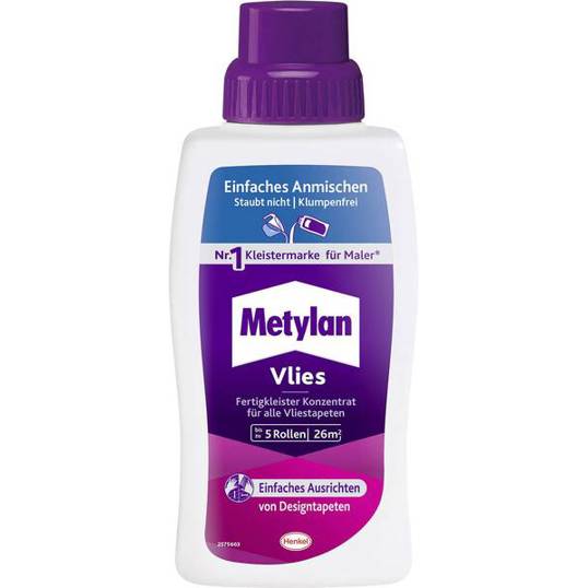 Metylan Vlies Tapetenkleister MKV12 - 500 g für einfaches Tapezieren